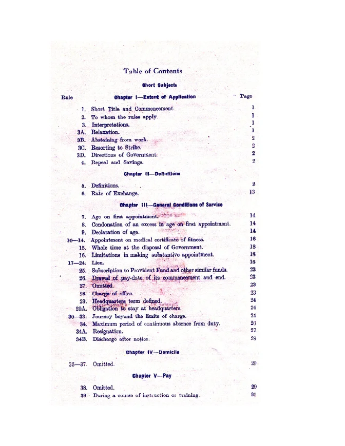 West Bengal Service Rules Part – I  and Part – II – PDF