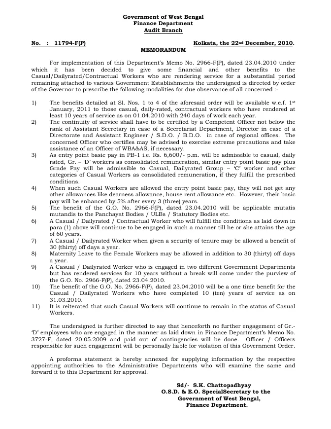 Regularization of Temporary Contractual Employees – PDF