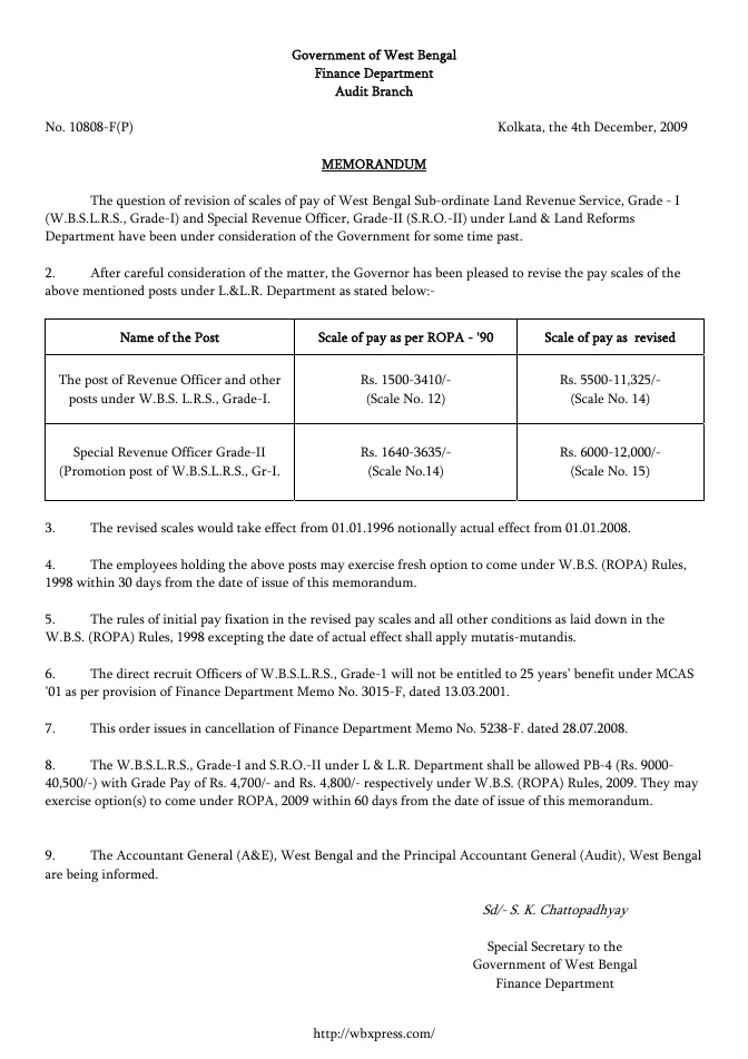 West Bengal Service Matters – Rules Linked – PDF