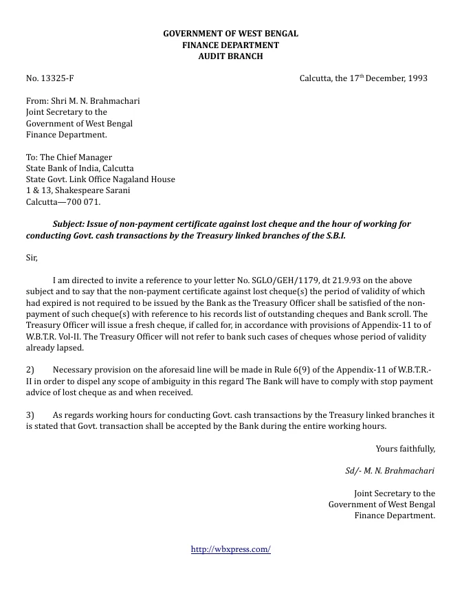 Finance Department – Archive upto 1998 – PDF