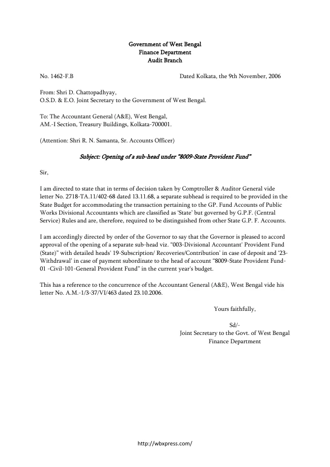 General Provident Fund (GPF) – PDF