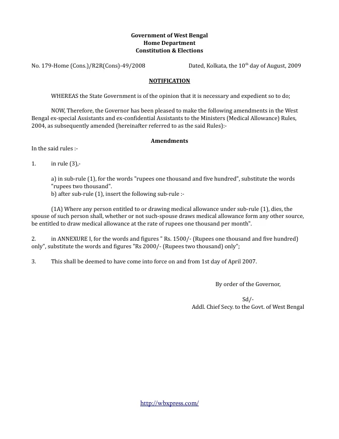 Health and Family Welfare Department – PDF