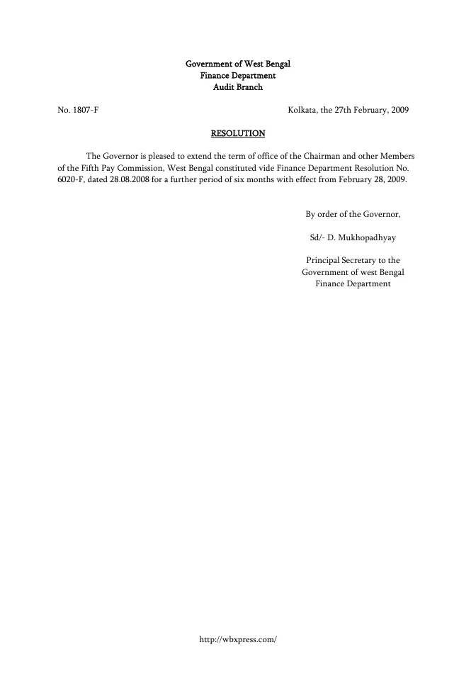 West Bengal Service Matters – Rules Linked – PDF