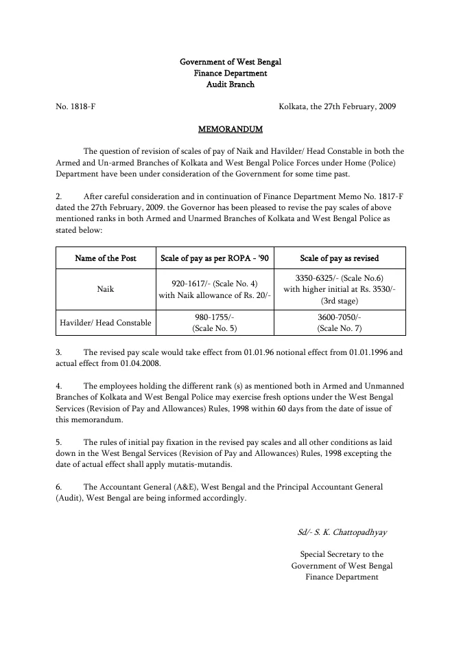 West Bengal Service Matters – Rules Linked – PDF