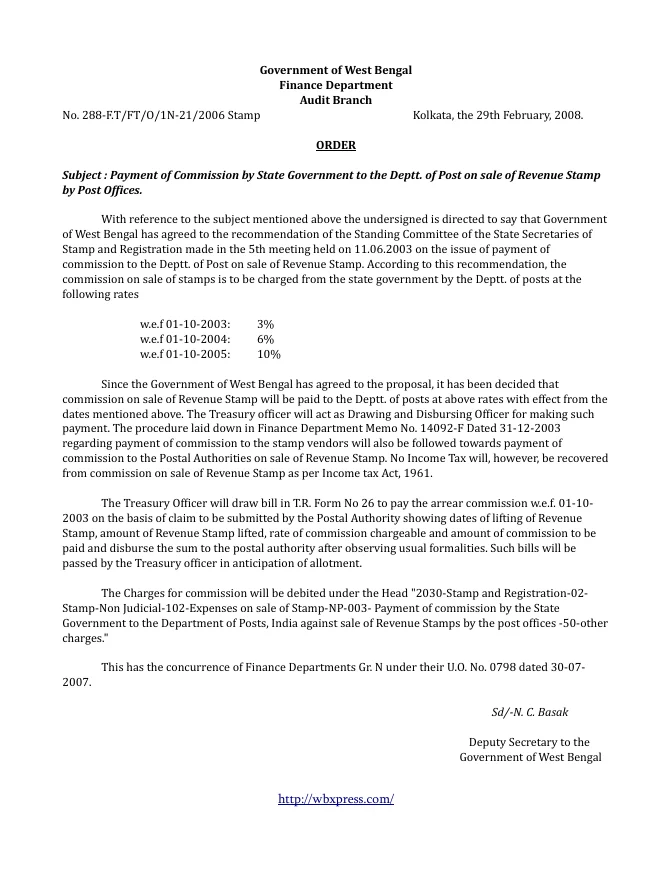 West Bengal Treasury and Finance Rules – PDF