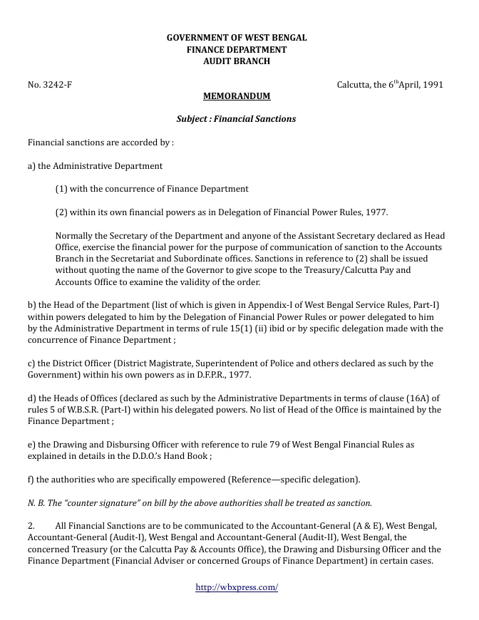 Finance Department – Archive upto 1998 – PDF