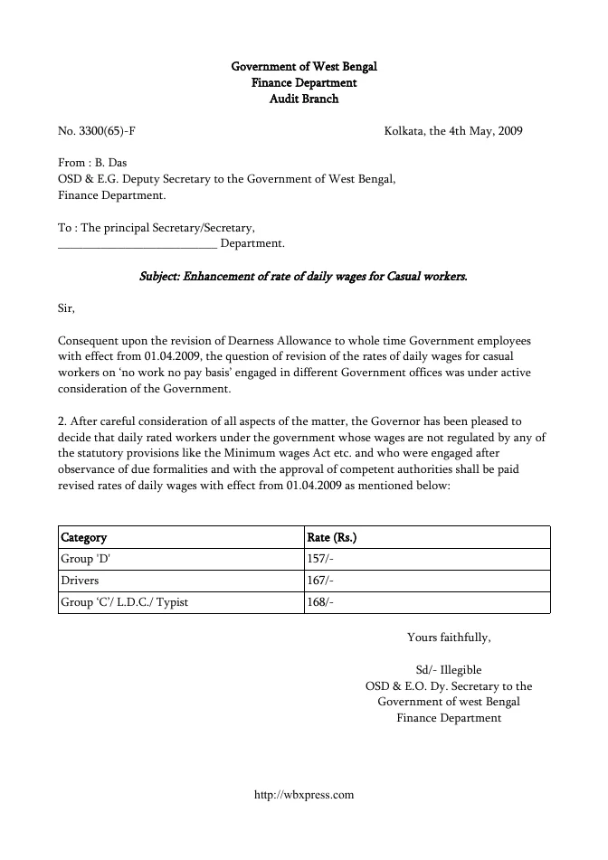 West Bengal Service Matters – Financial Benefits – PDF