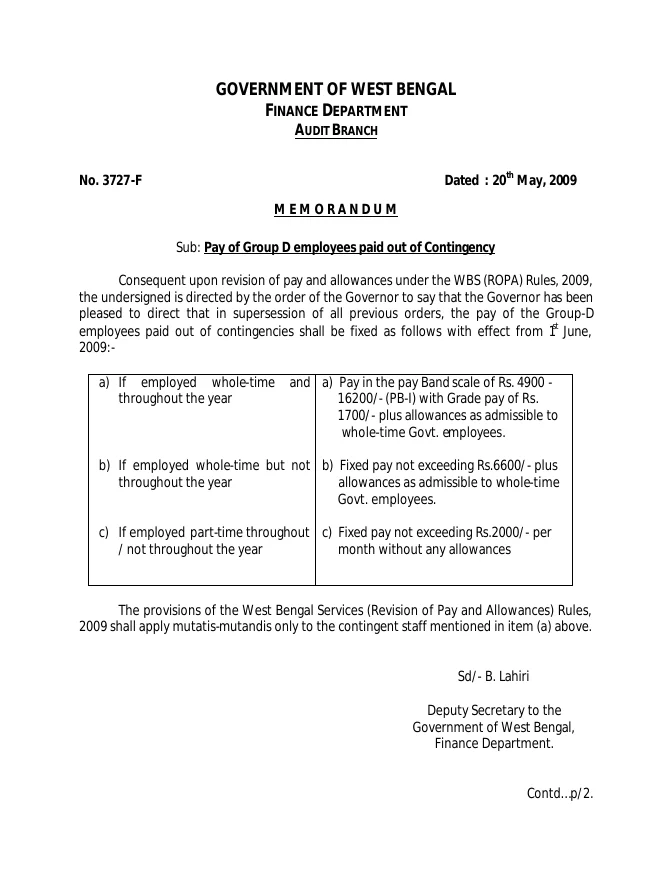 West Bengal Service Matters – Rules Linked – PDF