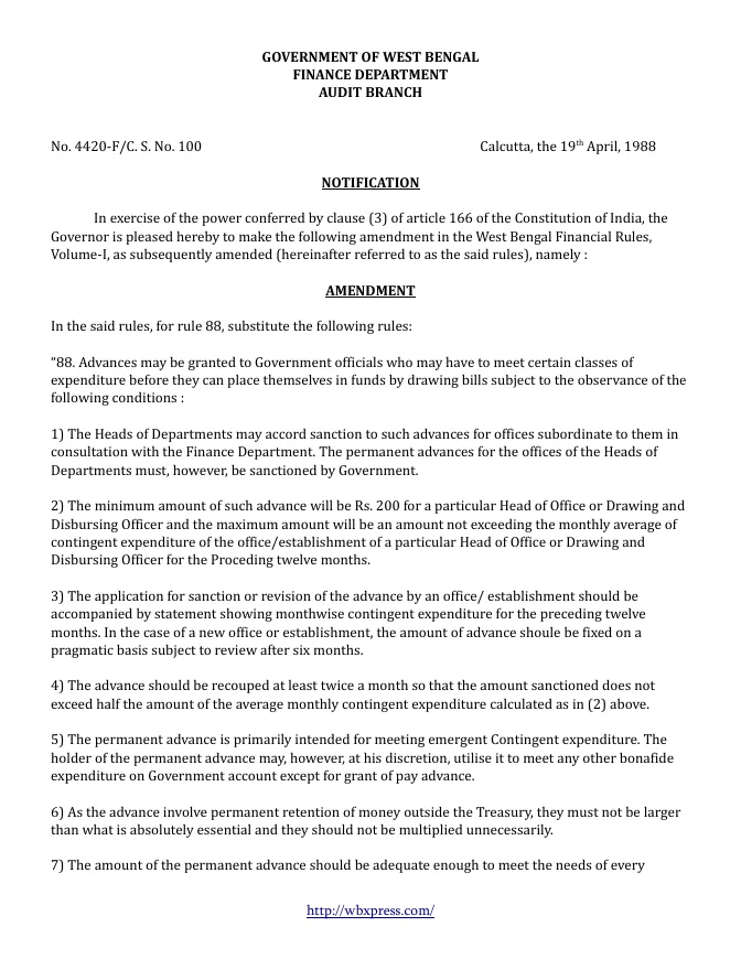 Finance Department – Archive upto 1998 – PDF