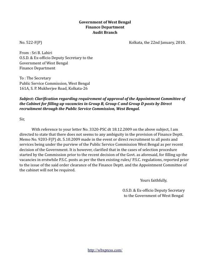 West Bengal Service Matters – Rules Linked – PDF