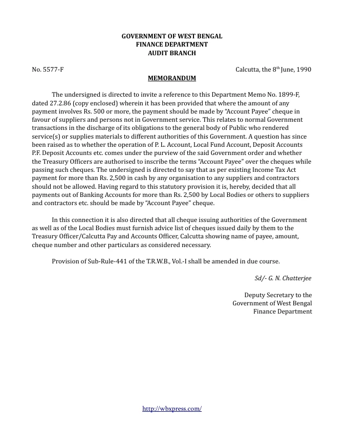 Finance Department – Archive upto 1998 – PDF