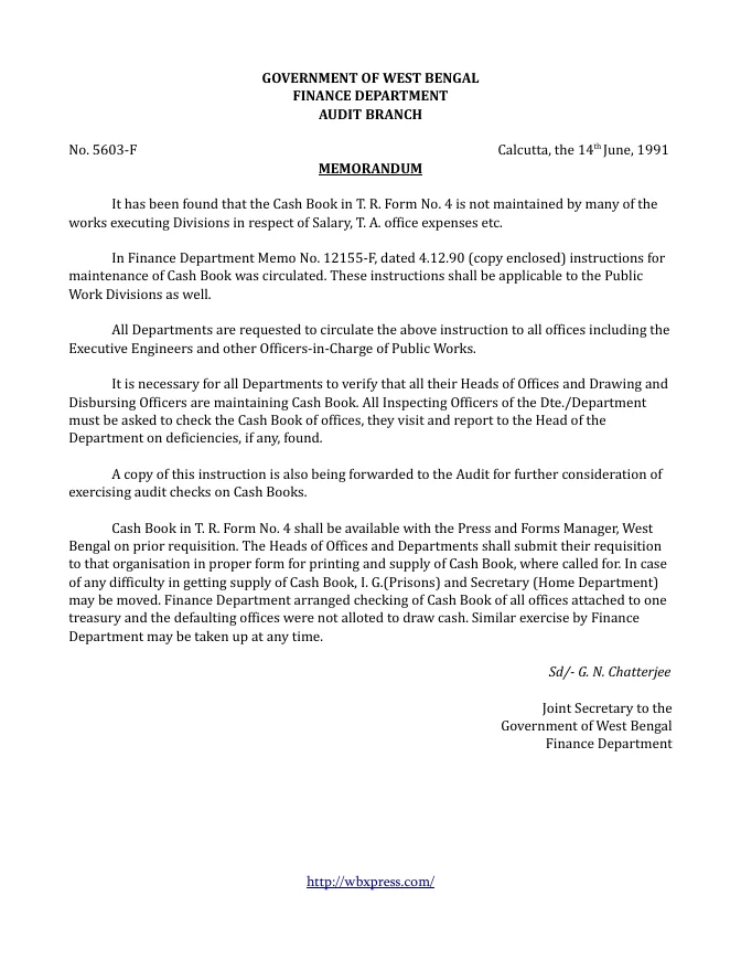 Finance Department – Archive upto 1998 – PDF