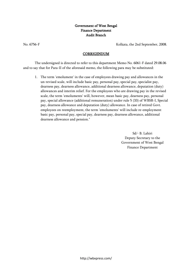 West Bengal Service Matters – Rules Linked – PDF