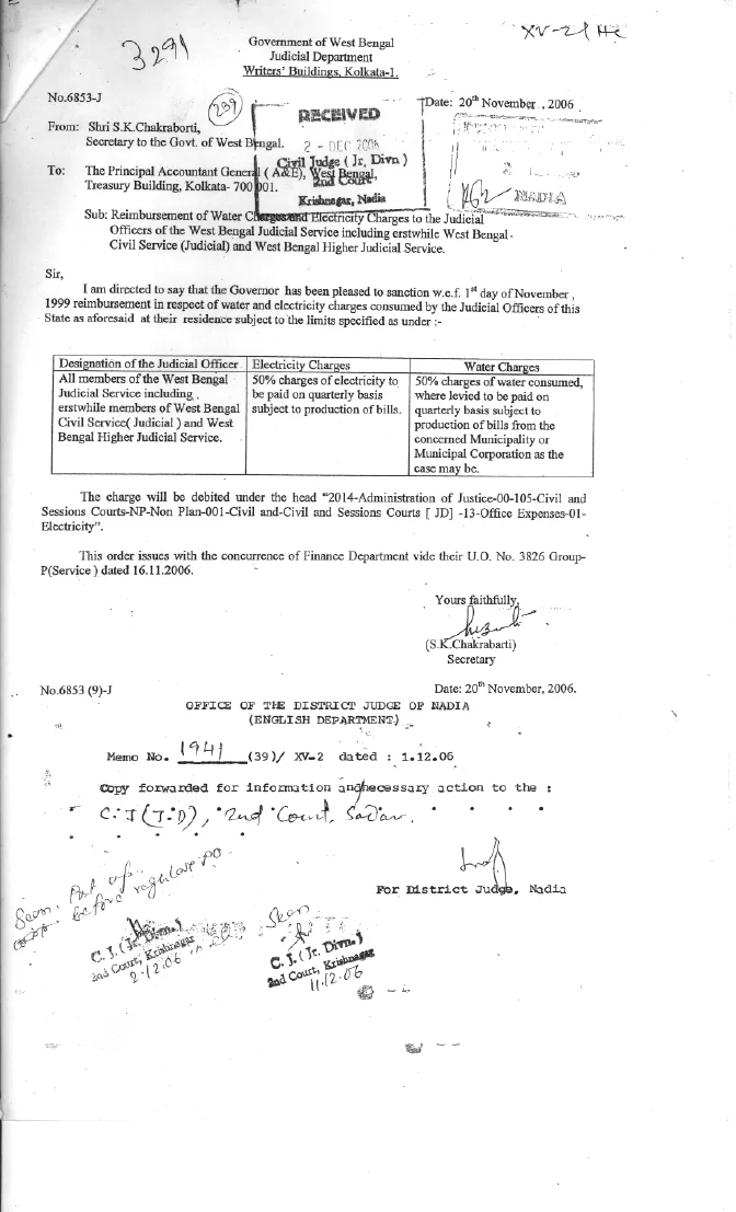 Judicial Department Notification – PDF