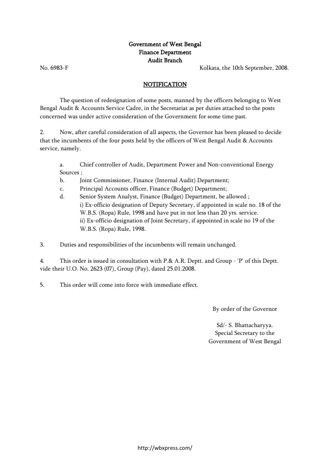West Bengal Service Matters – Rules Linked – PDF