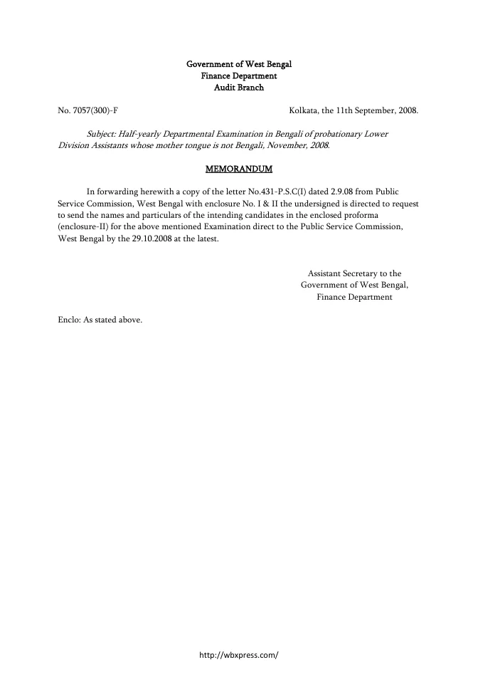 West Bengal Service Matters – Rules Linked – PDF