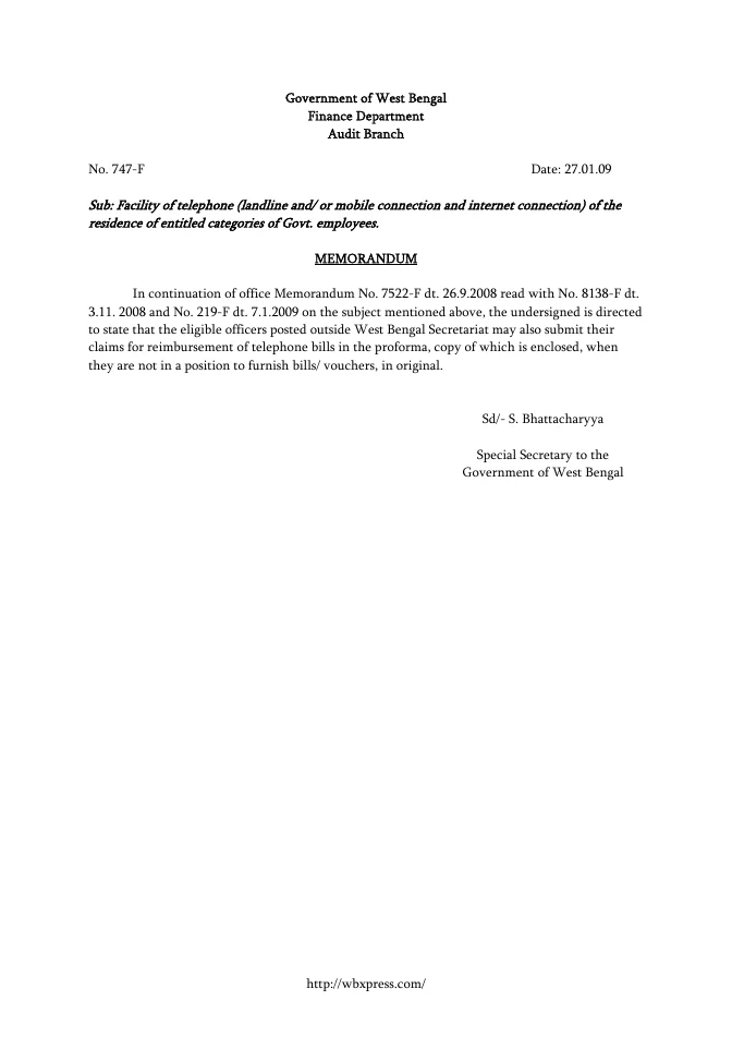 West Bengal Service Matters – Rules Linked – PDF