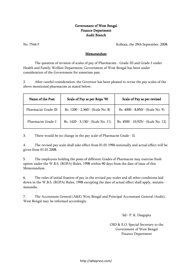 West Bengal Service Matters – Rules Linked – PDF