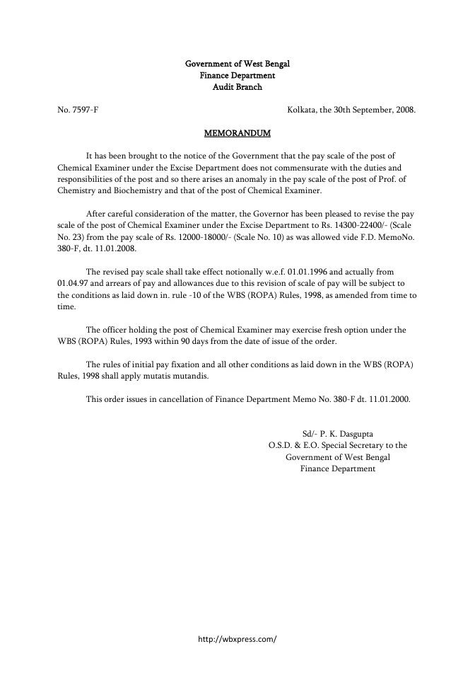 West Bengal Service Matters – Rules Linked – PDF