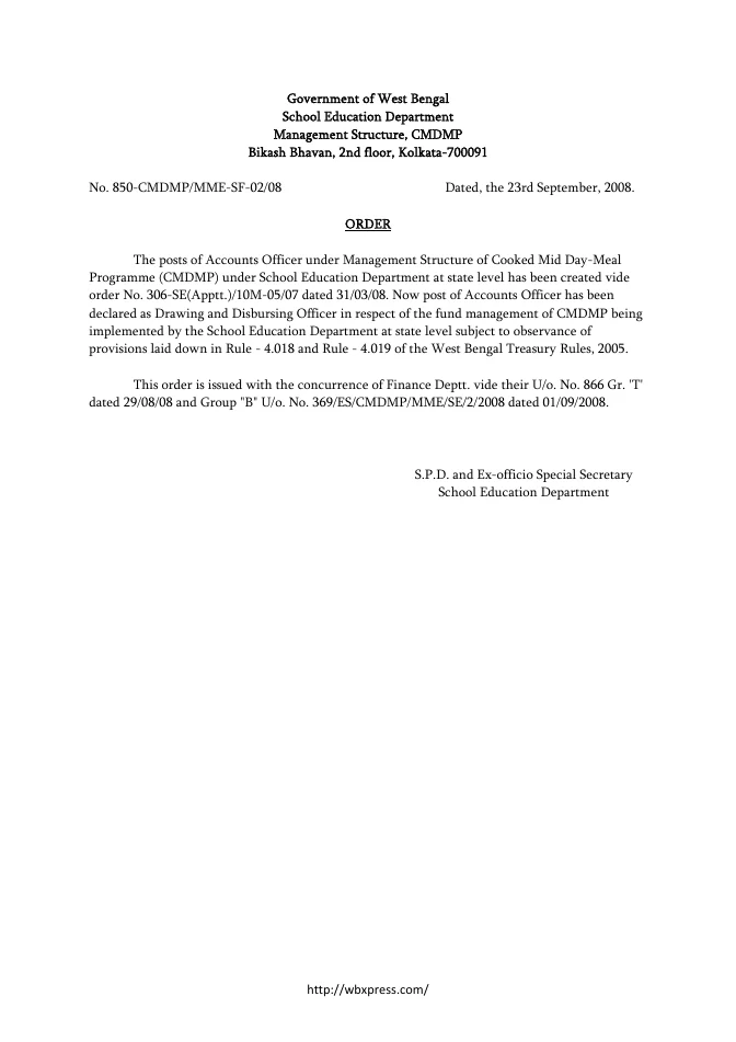 West Bengal Service Matters – Rules Linked – PDF