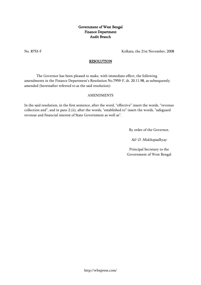 West Bengal Service Matters – Rules Linked – PDF