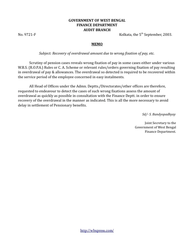 West Bengal Service Matters – Rules Linked – PDF