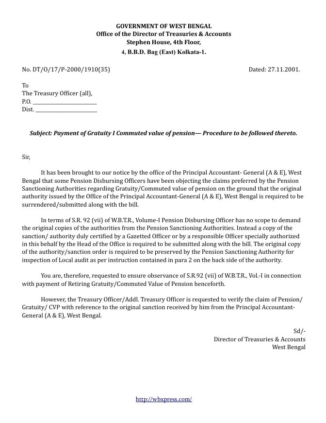 West Bengal Treasury and Finance Rules – PDF