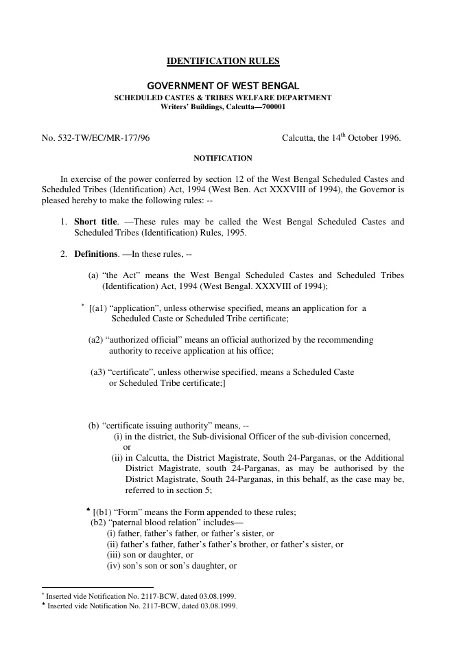 Monitoring Issuance of Caste Certificates – PDF