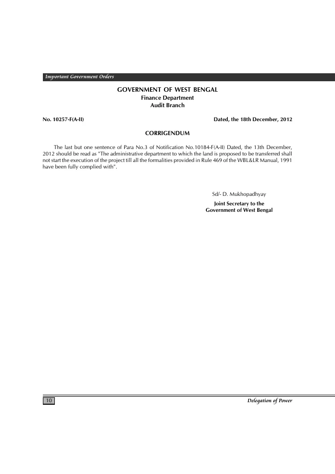 Accounting Procedure of Execution of Works through PSU’s – PDF