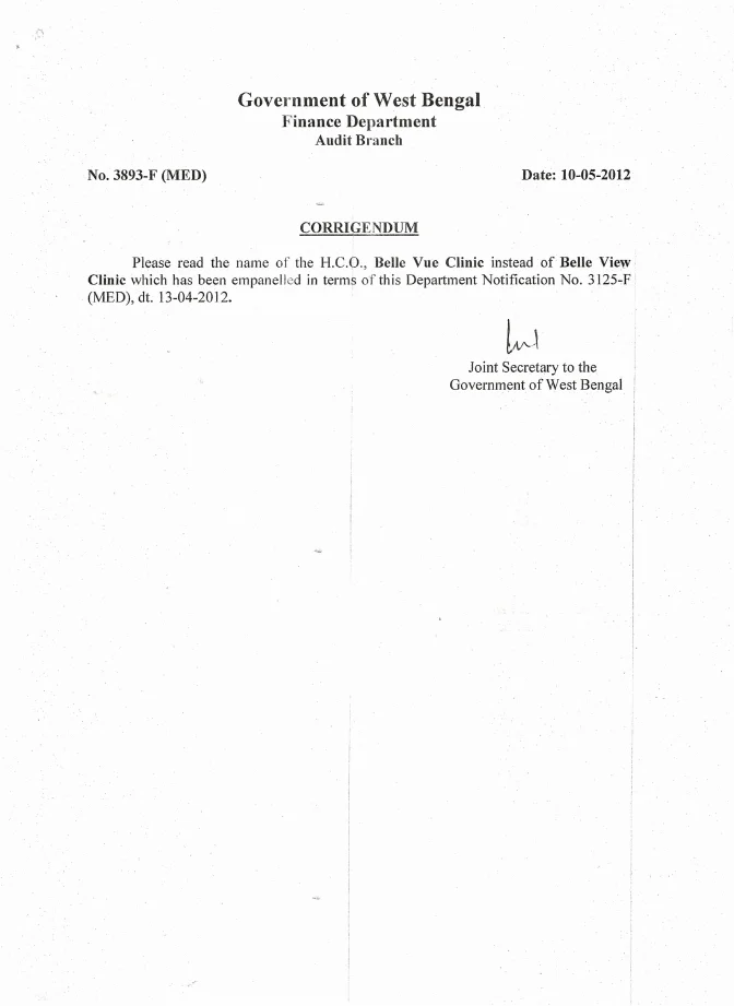 West Bengal Health Scheme, 2008 – PDF