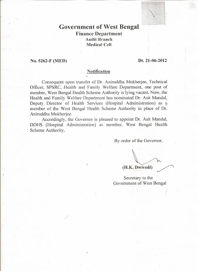 West Bengal Health Scheme, 2008 – PDF