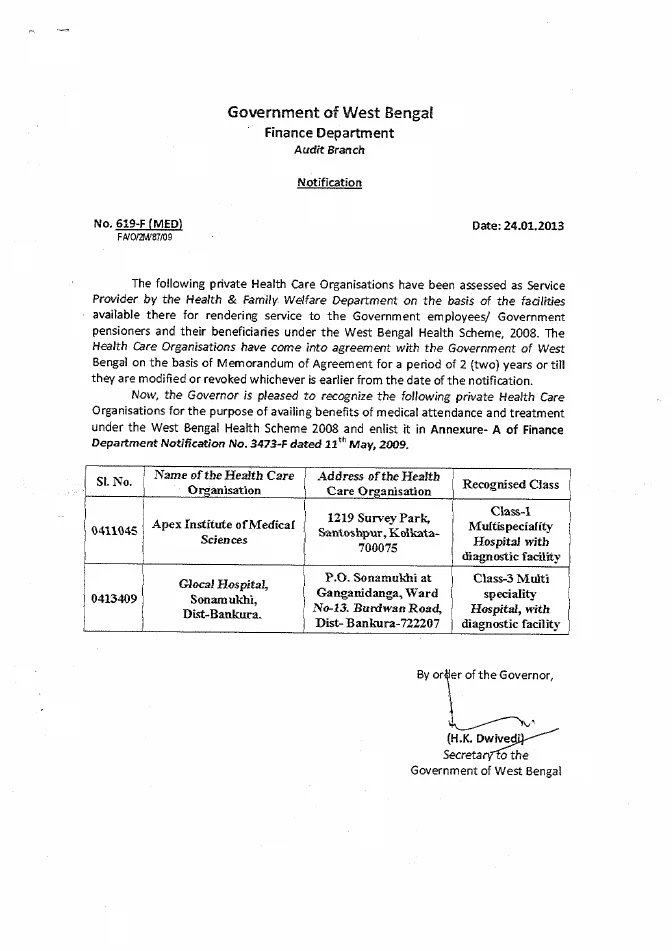 West Bengal Health Scheme, 2008 – PDF