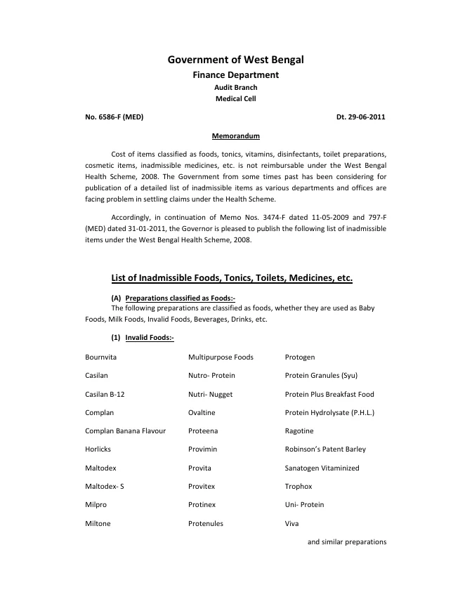 West Bengal Health Scheme, 2008 – PDF