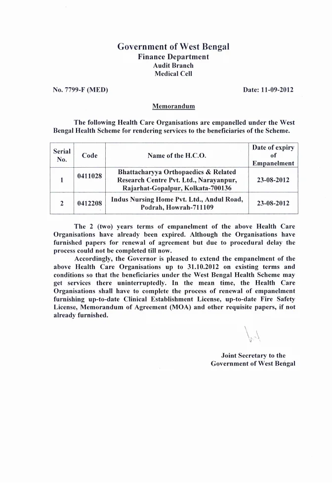 West Bengal Health Scheme, 2008 – PDF