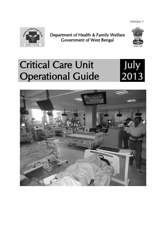 Critical Care Unit Operational Guidelines – PDF