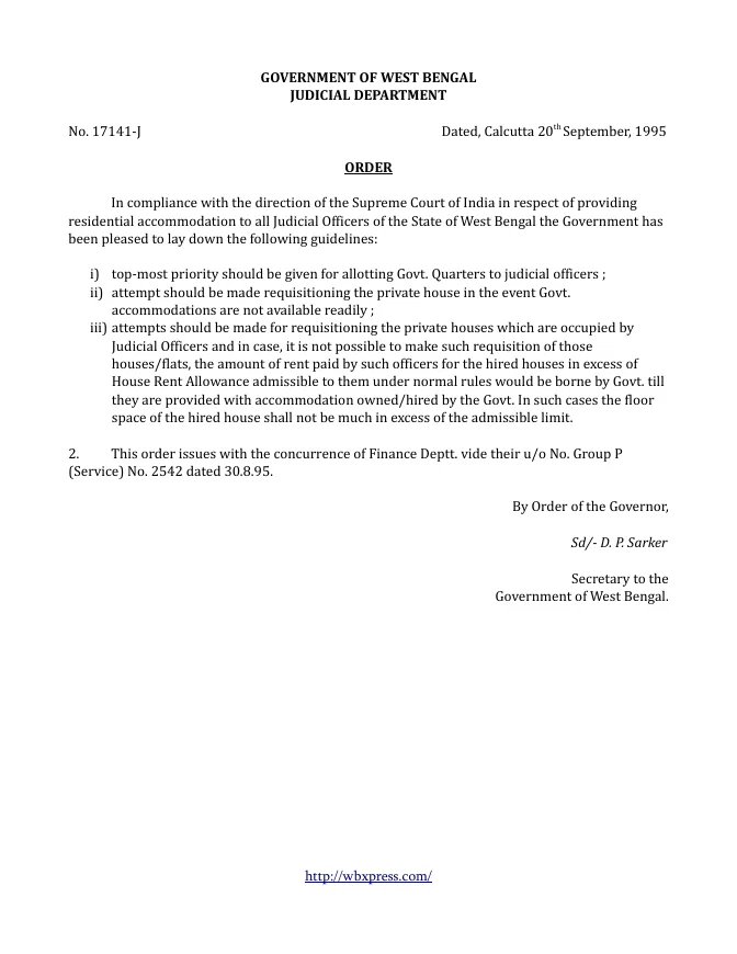 House Rent Allowance – PDF