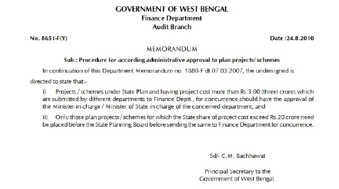 Approval of State Planning Board – Ceiling of Project Cost – PDF