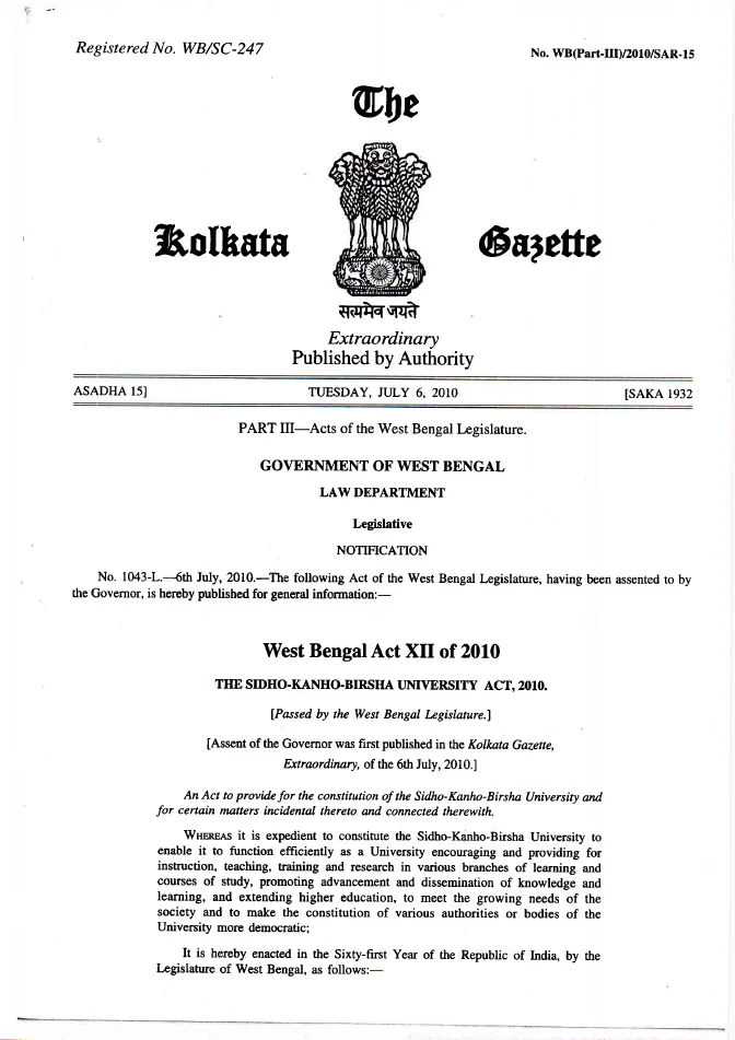 Higher Education Department, Government of West Bengal – PDF