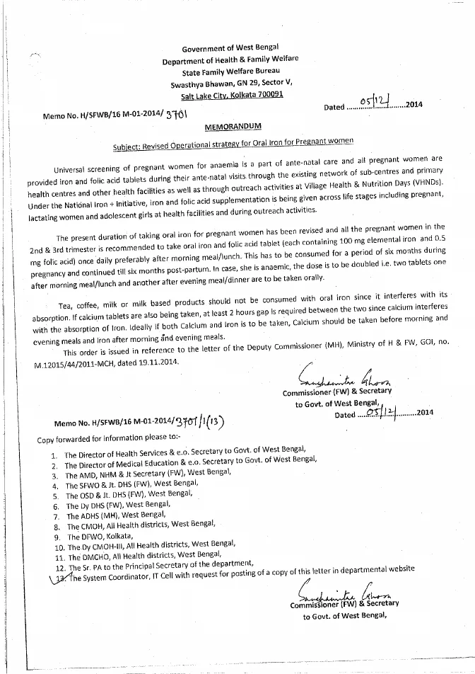 Revised Operational Strategy for Oral Iron for Pregnant Women – PDF