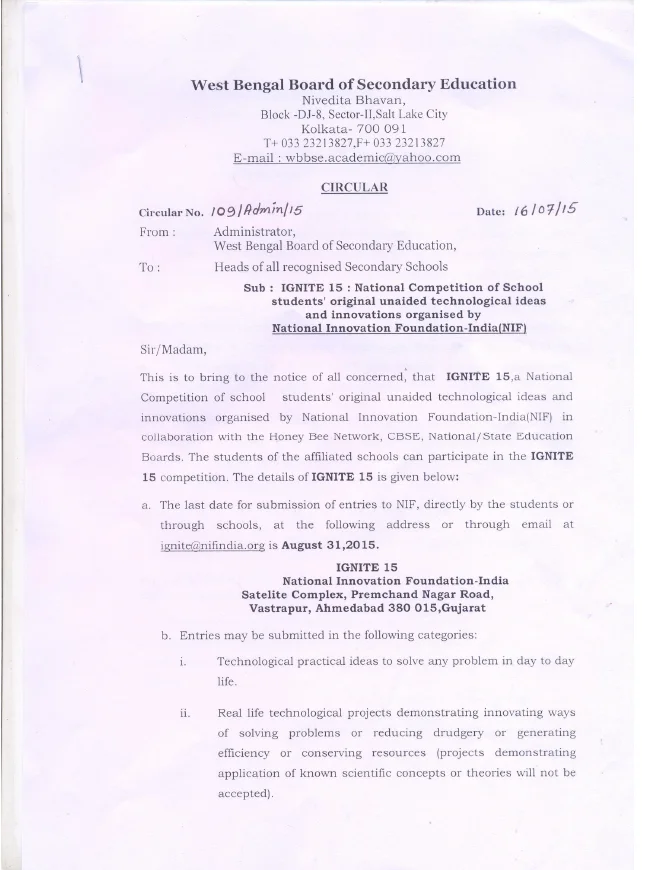 IGNITE 15 – National Competition of School Students by NIF – PDF