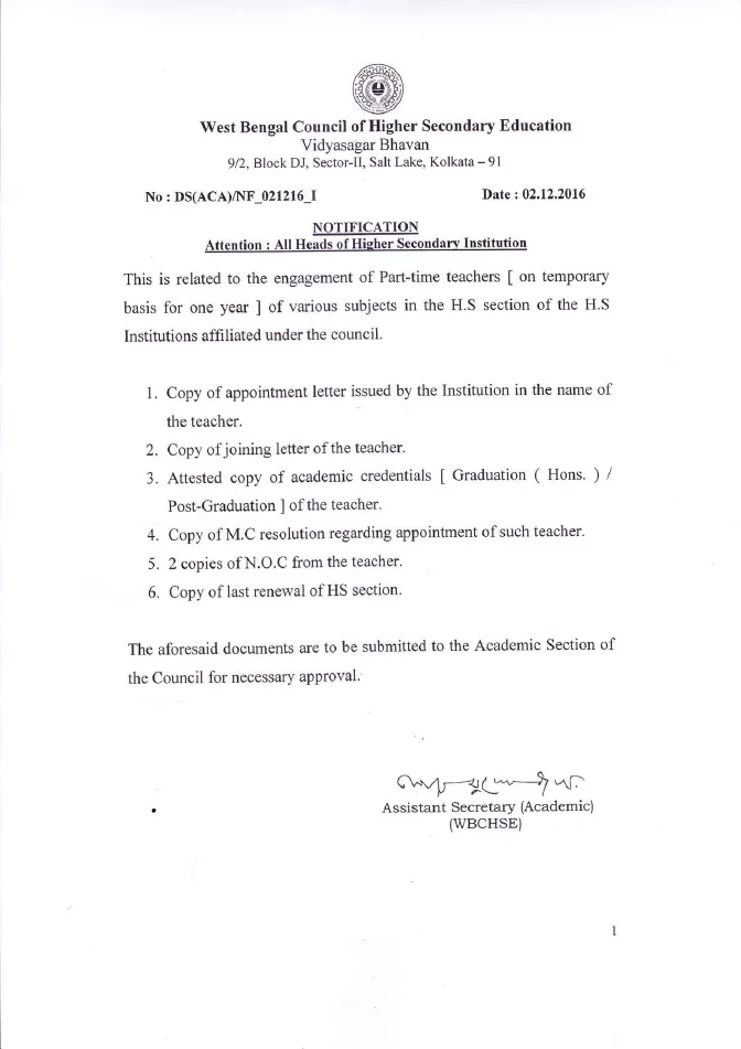 Engagement of Part-Time Teachers in H.S. Institutions – PDF