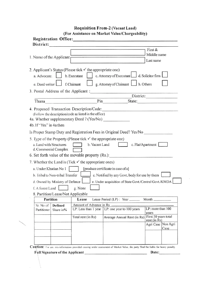 Procedure for Valuation of Market Price of Land by IGR – PDF