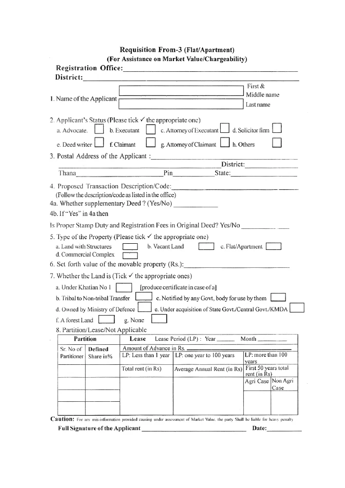 Procedure for Valuation of Market Price of Land by IGR – PDF