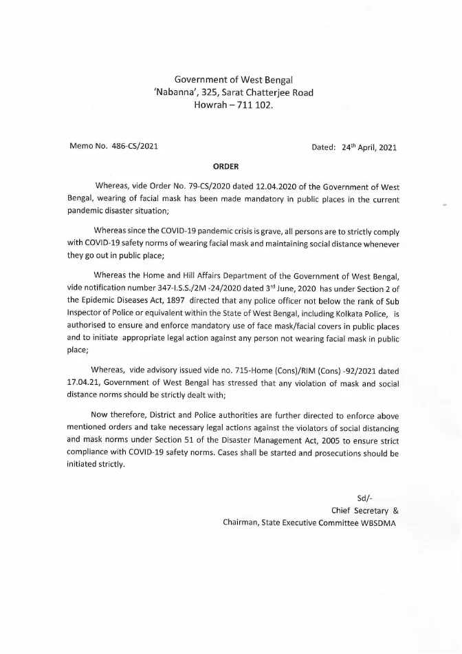 Wearing Facial Mask and Maintaining Social Distance is Mandatory – PDF