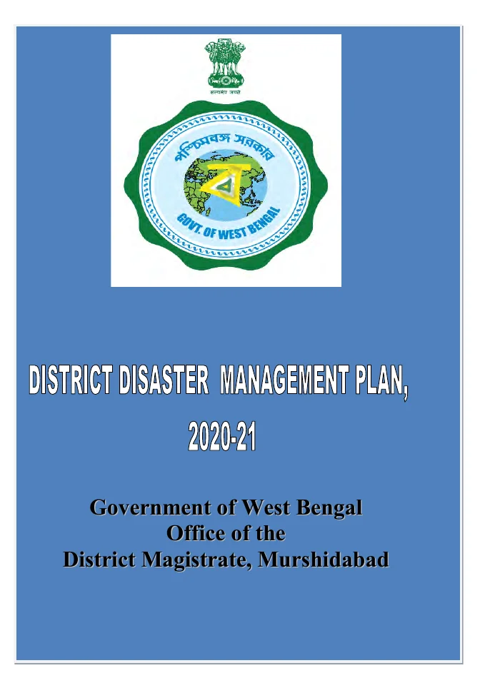 District Disaster Management Plan in West Bengal – PDF