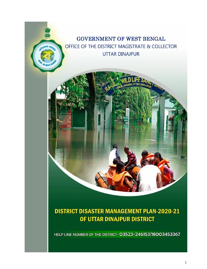 District Disaster Management Plan in West Bengal – PDF