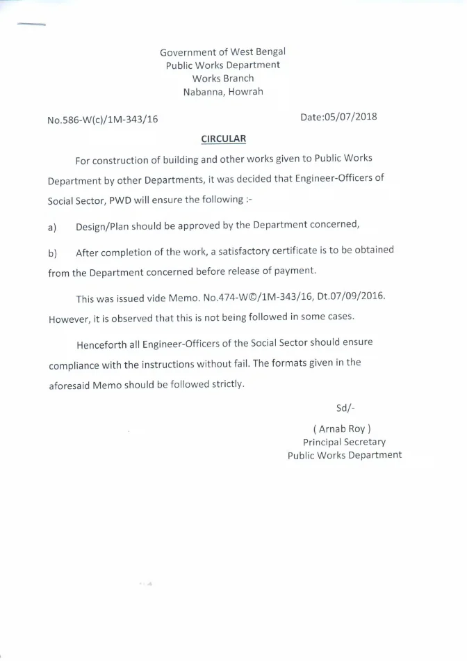 Guidelines for PWD Social Sector regarding Construction of Building – PDF