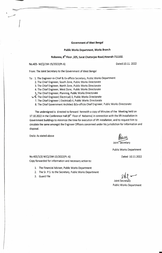 Timely Execution of Lift Installation in Government Buildings – PDF