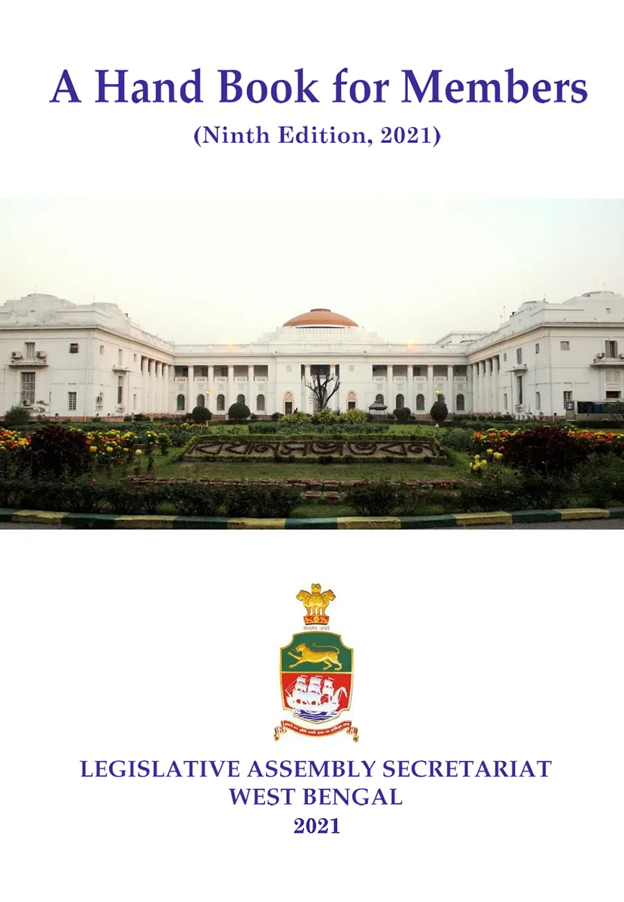 A Hand Book for Members - Legislative Assembly