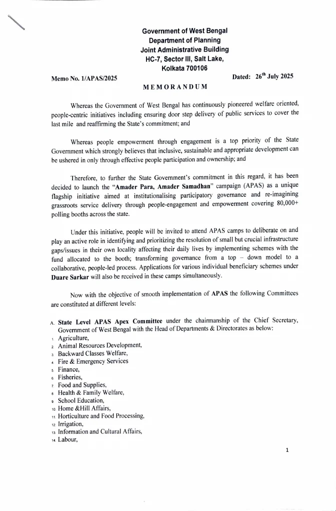 Constitution of APAS Apex Committee and APAS Task Force – PDF